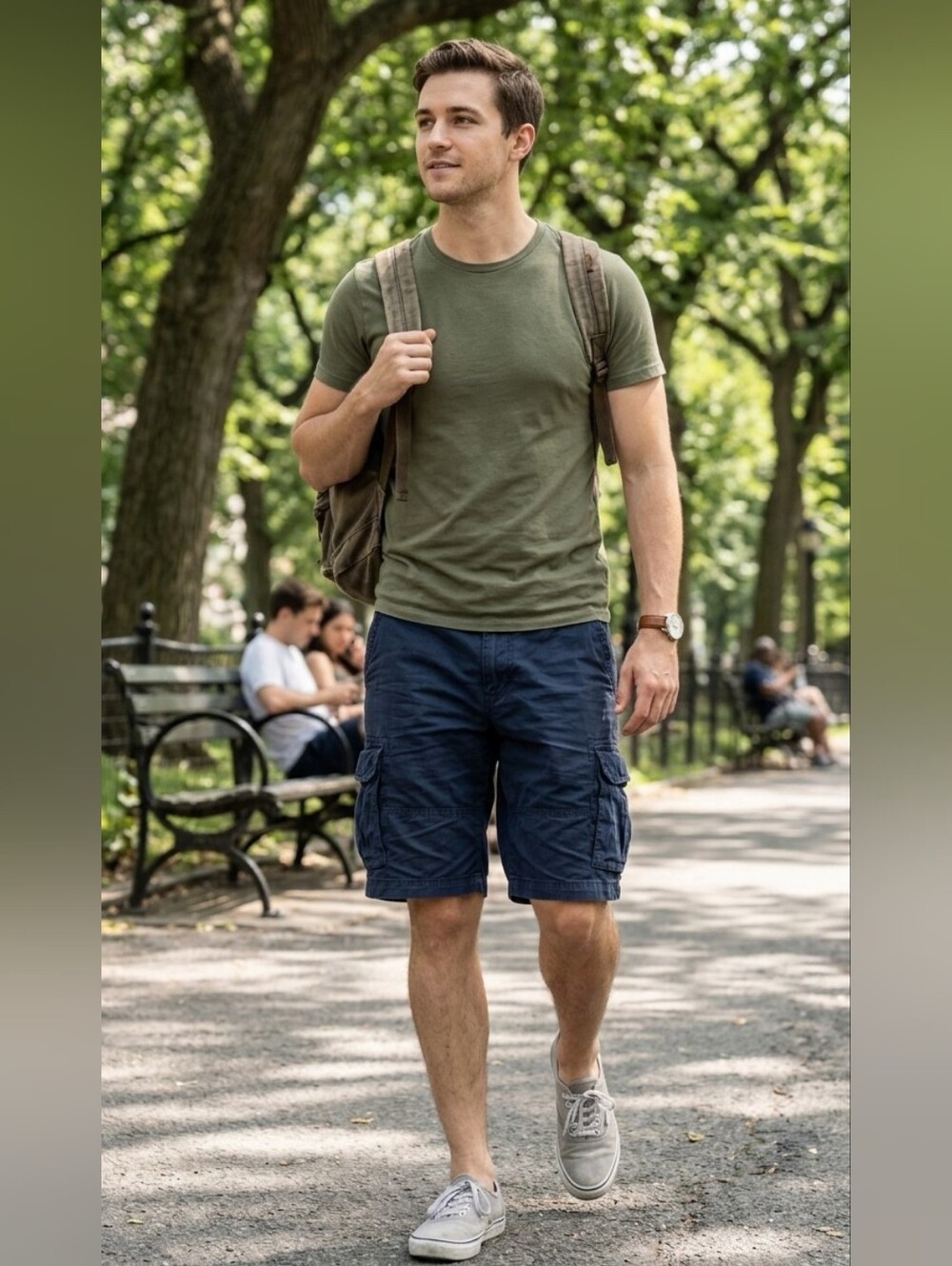 Goodfellow & Co Navy Cargo Shorts